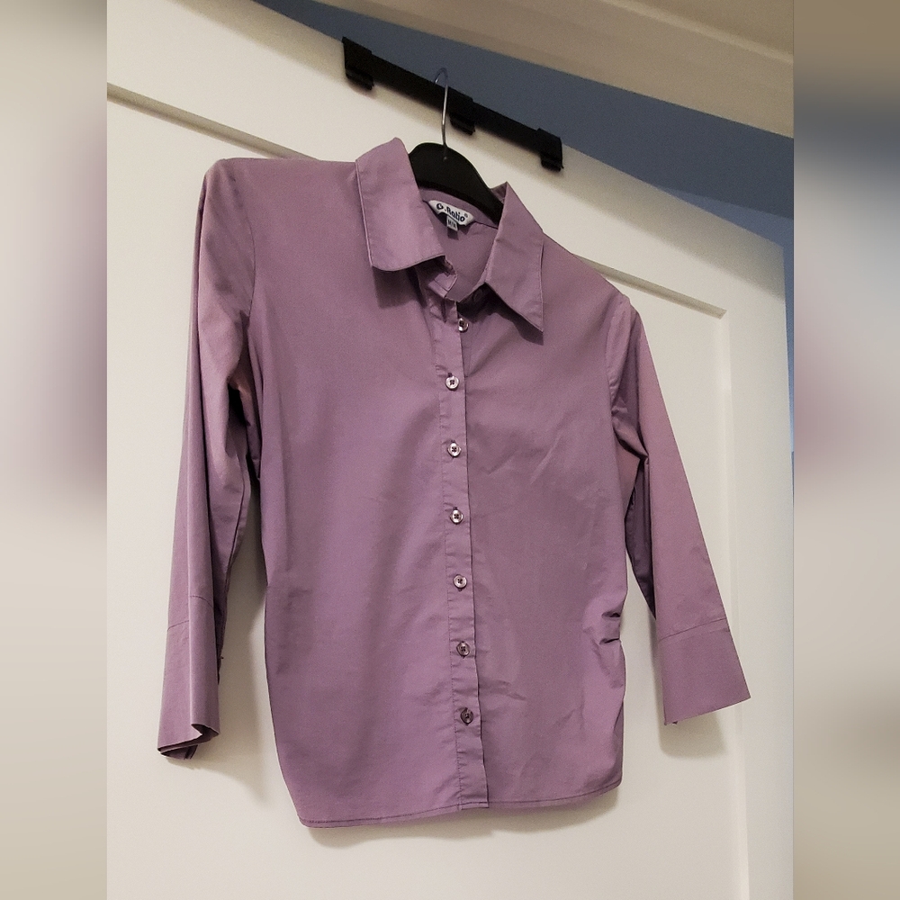 Purple Button Down Shirt